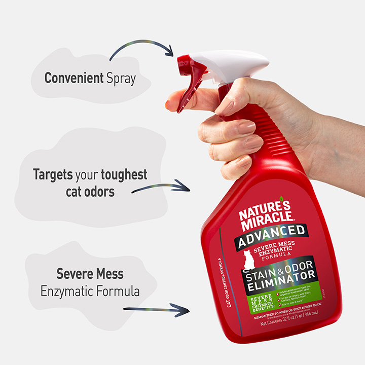 Nature's miracle advanced stain and odor remover gallon clearance